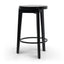 CBS8163-SU 65cm Solid wood Bar Stool - Full Black - Last one