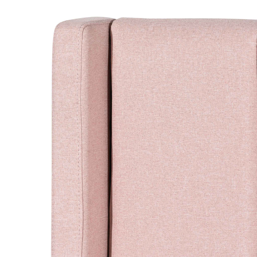 CBD6357-YO Fabric King Bed - Blush Pink with Storage