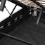 CBD6359-YO Fabric Single Bed Frame - Pearl Grey with Storage