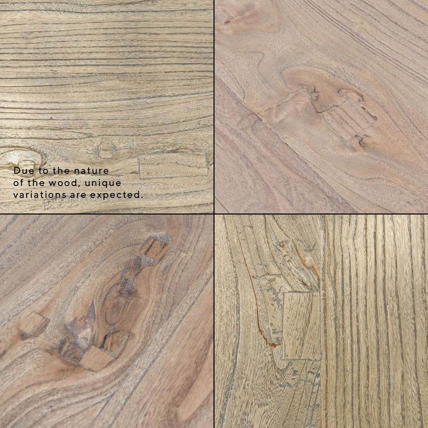 Ex Display - CDT501 Dining Table 1.98m - Rustic Natural