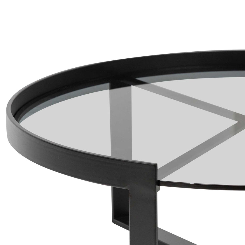Ex Display - CCF387-M 70cm Glass Coffee Table - Medium