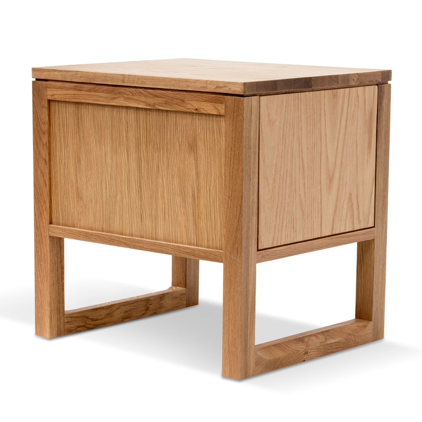 CCF490 2 Drawer Wooden Bedside Table - Natural Oak