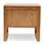 CCF490 2 Drawer Wooden Bedside Table - Natural Oak