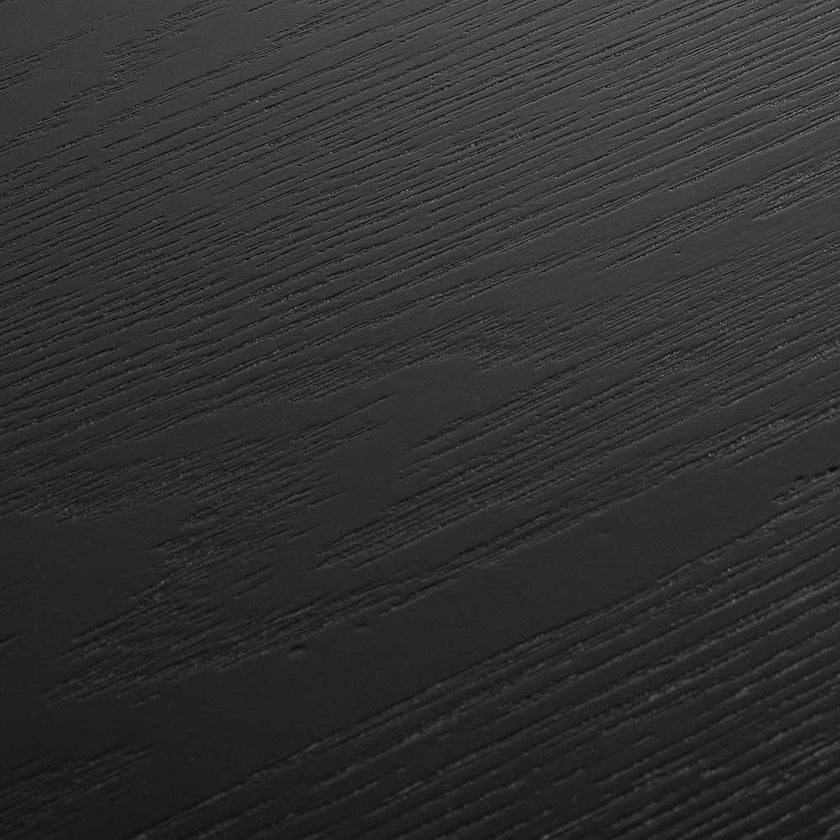 CCF6421-CN 1.1m Wooden Round Coffee Table - Black