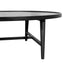 CCF6421-CN 1.1m Wooden Round Coffee Table - Black