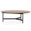 CCF6422-CN 100cm Wooden Round Coffee Table - Walnut