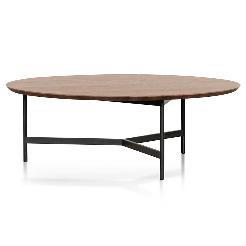 CCF6422-CN 100cm Wooden Round Coffee Table - Walnut