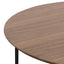 CCF6422-CN 100cm Wooden Round Coffee Table - Walnut