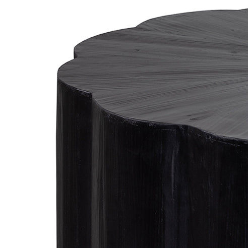 CCF6477-NI 100cm Round Coffee Table - Full Black