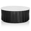 CCF6478-NI Porcelain Round marble Coffee Table - Black