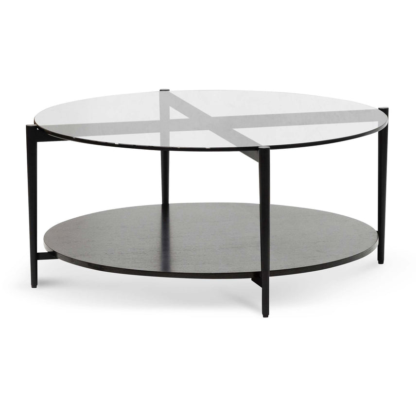 CST6894-IG Round Side Table - Black