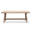 CCF6553-SI 1.2m Wooden Coffee Table - Washed Natural
