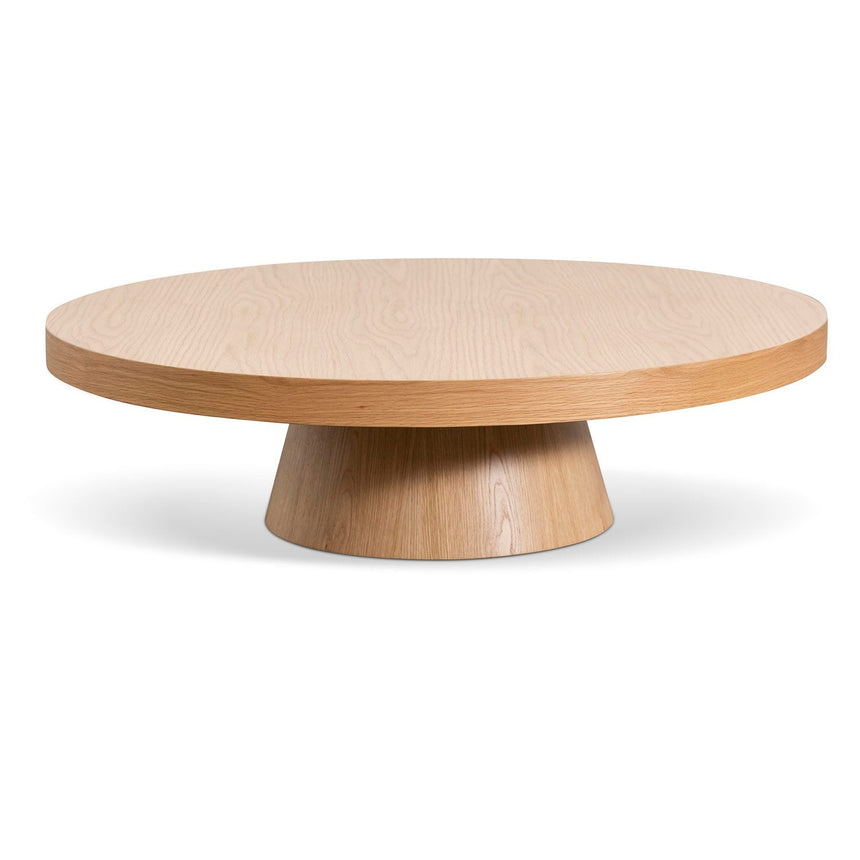 CCF8786-CN 100cm Wooden Round Coffee Table - Natural