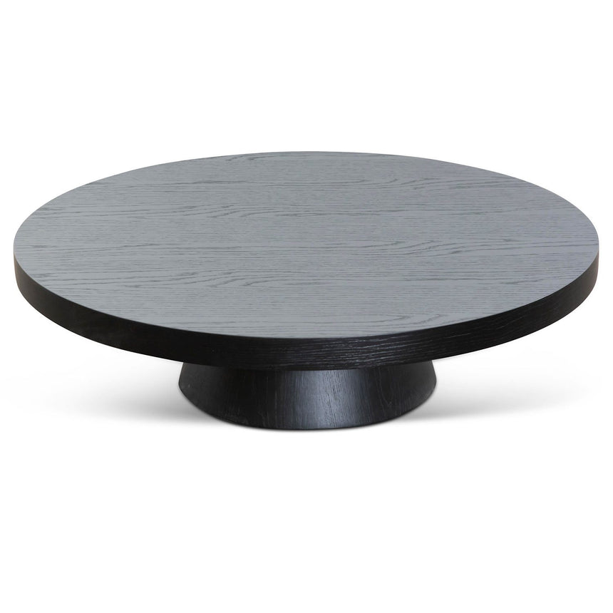 CCF6604-CN 1.1m Round Coffee Table - Black Oak