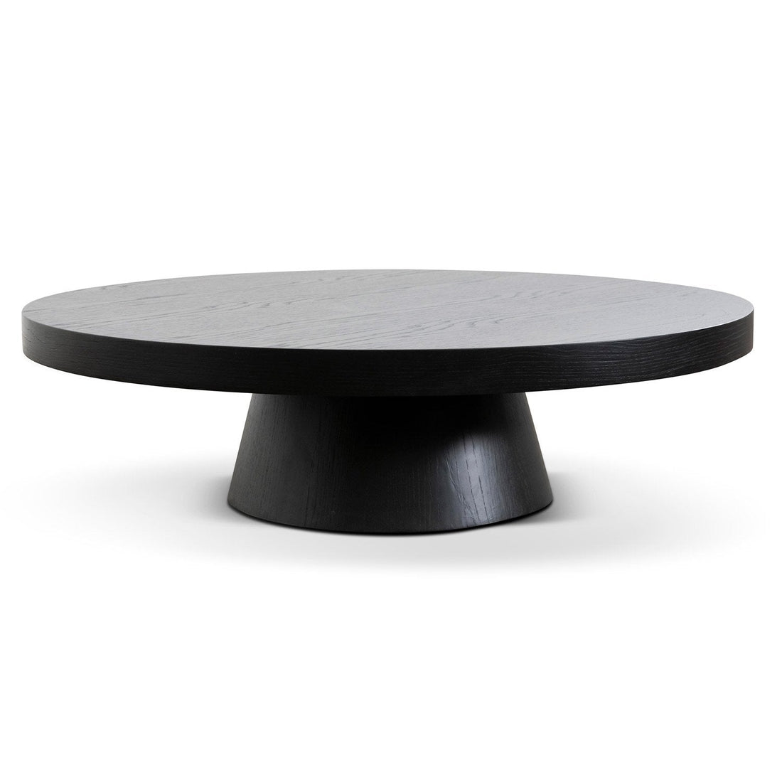 CCF6604CN 1.1m Round Coffee Table Black Oak Calibre Furniture