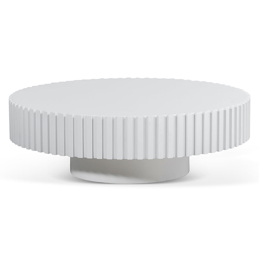 CST8976-CN 50cm Round Side Table - Full White