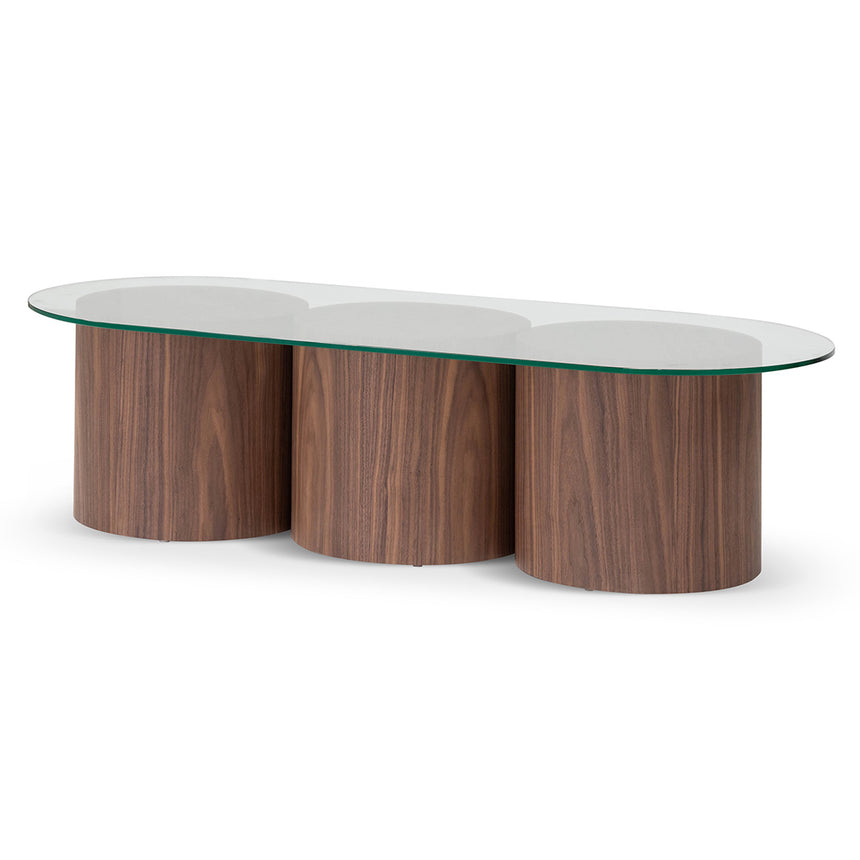 CCF2427-BS 90cm Coffee Table - Brushed Gold Base