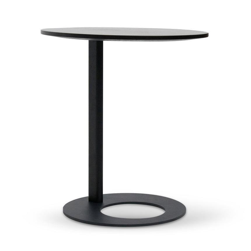 CST6865-SU Wooden Top Side Table - Full Black