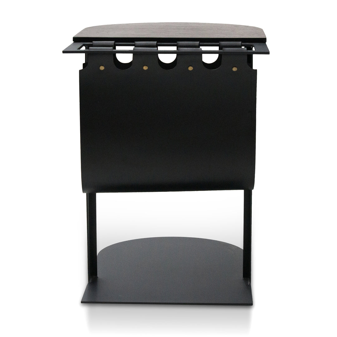 CCF8162-SU 55cm Side Table - Full Black | Calibre Furniture