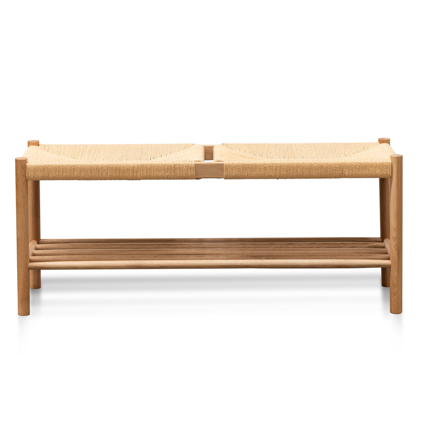 CDB2974-OW 110cm Oak Bench - Natural Seat