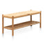 CDB2974-OW 110cm Oak Bench - Natural Seat