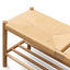 CDB2974-OW 110cm Oak Bench - Natural Seat