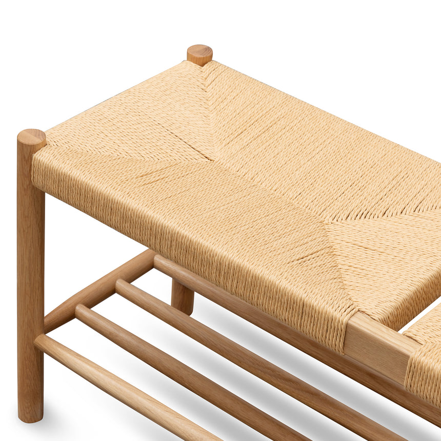 CDB2974-OW 110cm Oak Bench - Natural Seat