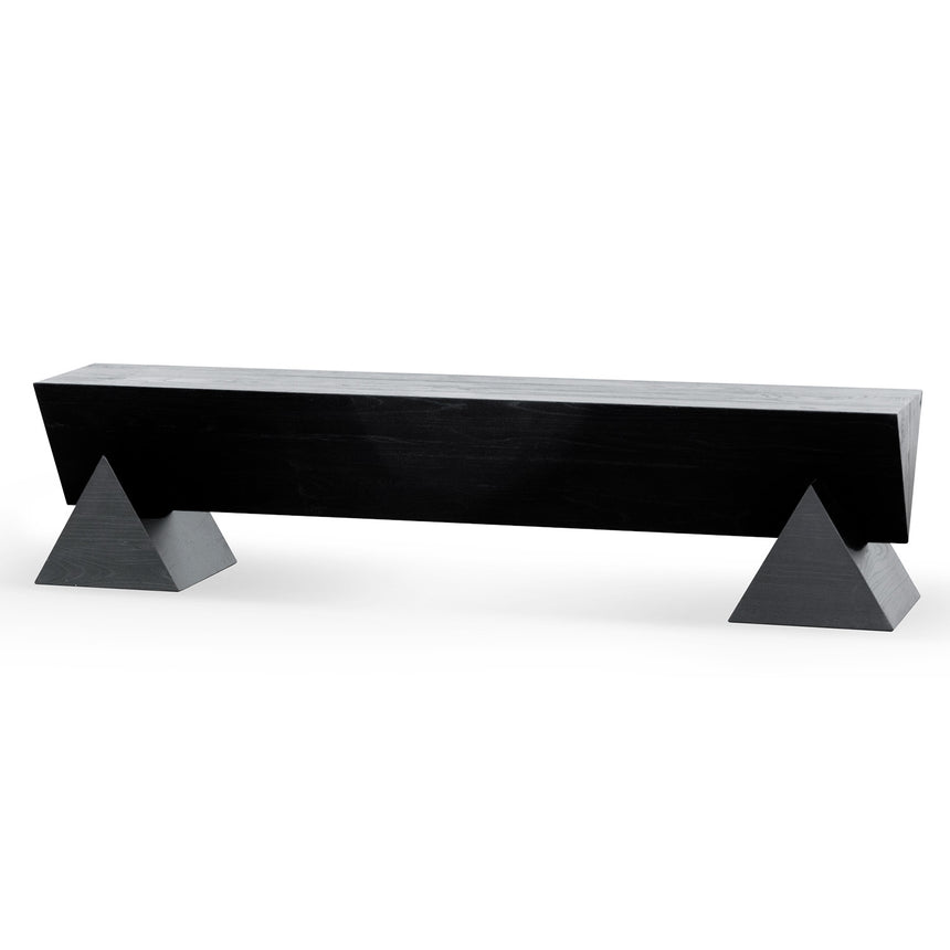 CDB6691-NI 1.9m Elm Bench - Full Black