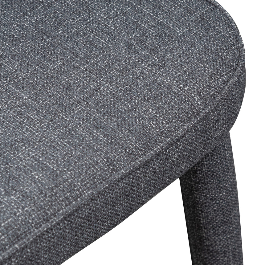 CDC6118-ST Fabric Dining Chair - Dark Grey