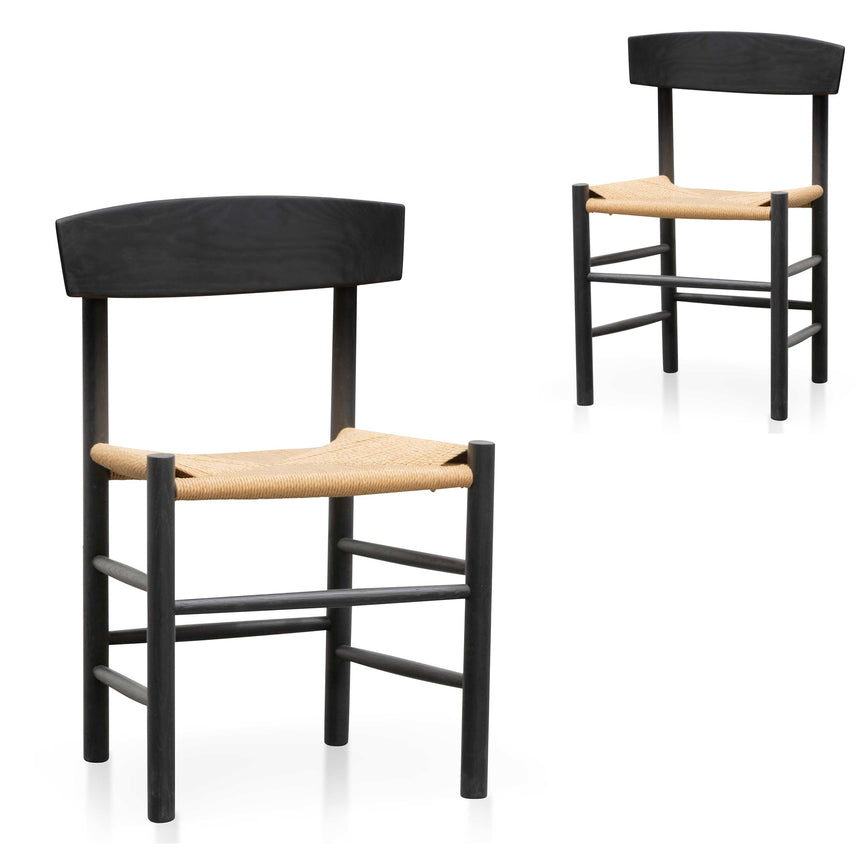 CDC2009-SE - Dining Chair in Black (Set of 2)