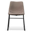 CDC6851-SE Fabric Dining Chair - Brown Grey (Set of 2)