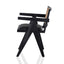 CDC6992-CH Rattan Dining Chair - Black
