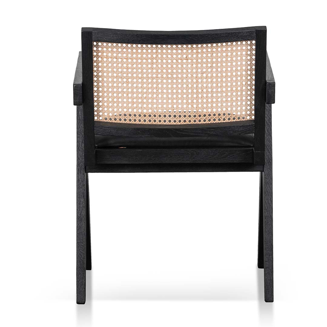 CDC6992CH Rattan Dining Chair Black Calibre Furniture