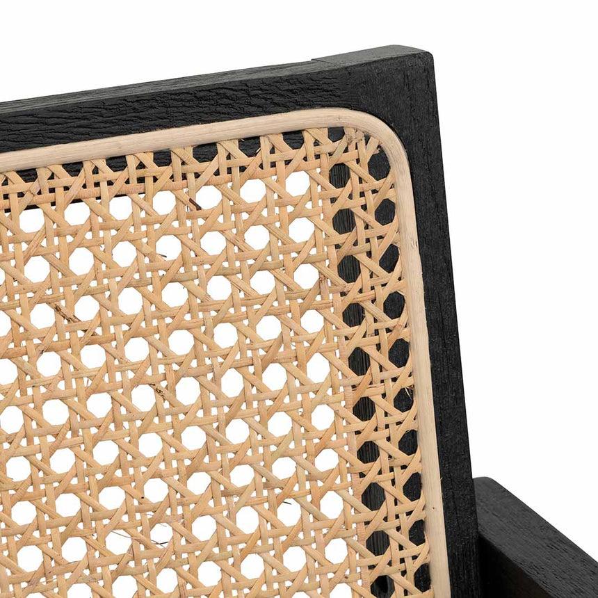 CDC6992-CH Rattan Dining Chair - Black