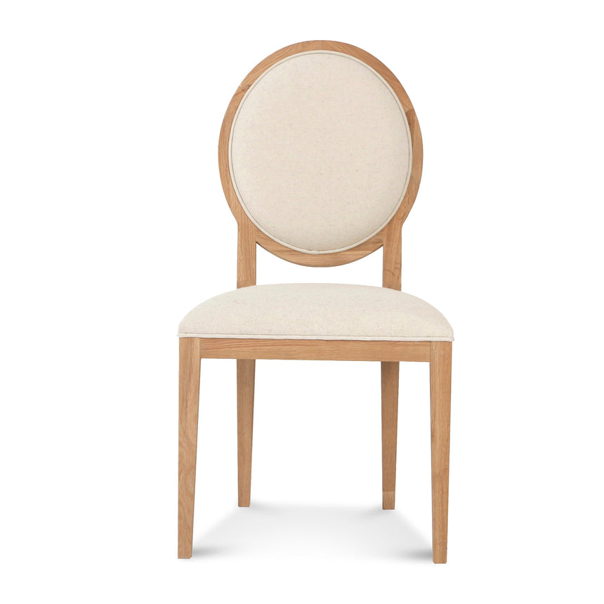 DC10562-LJ Natural Dining Chair - Dawn Beige (Set of 2)