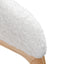 CDC8036-DW Dining Chair - White Synthetic Wool (Set of 2)