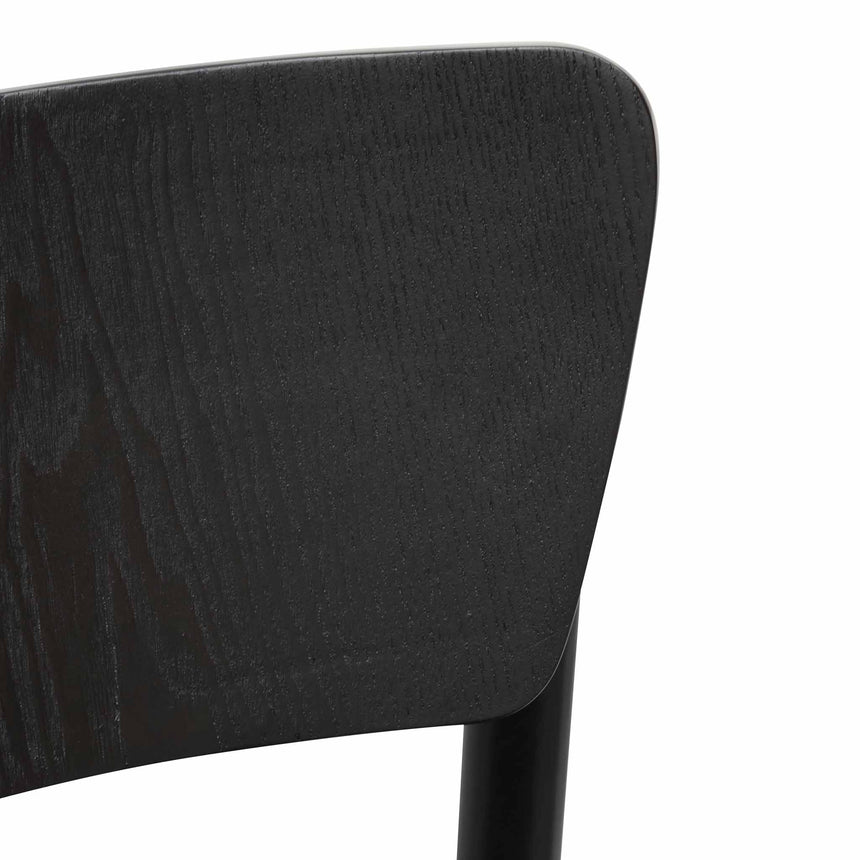 Ex Display - CDC8151-SD Rope Seat Dining Chair - Black