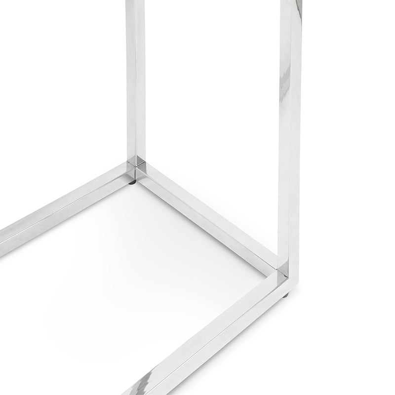CDT2012-BS 1.15m Console Glass Table - Stainless Steel Base