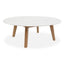 CCF1037 100cm Marble Round Coffee Table - Natural