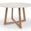 CDT972 1.5m Round Marble Dining Table - Natural