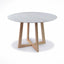 Ex Display - CDT971 1.15m Marble Round Dining Table - Natural