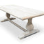 CDT511 198cm Dining Table - Rustic White Washed