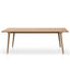 CDT6062-SI 2.2m Natural Oak Veneer Dining Table