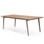CDT6062-SI 2.2m Natural Oak Veneer Dining Table