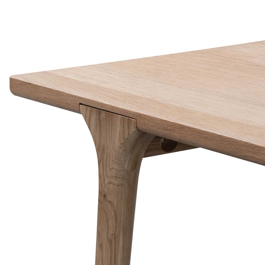 CDT6062-SI 2.2m Natural Oak Veneer Dining Table