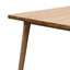 CDT6062-SI 2.2m Natural Oak Veneer Dining Table