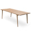 CDT6062-SI 2.2m Natural Oak Veneer Dining Table
