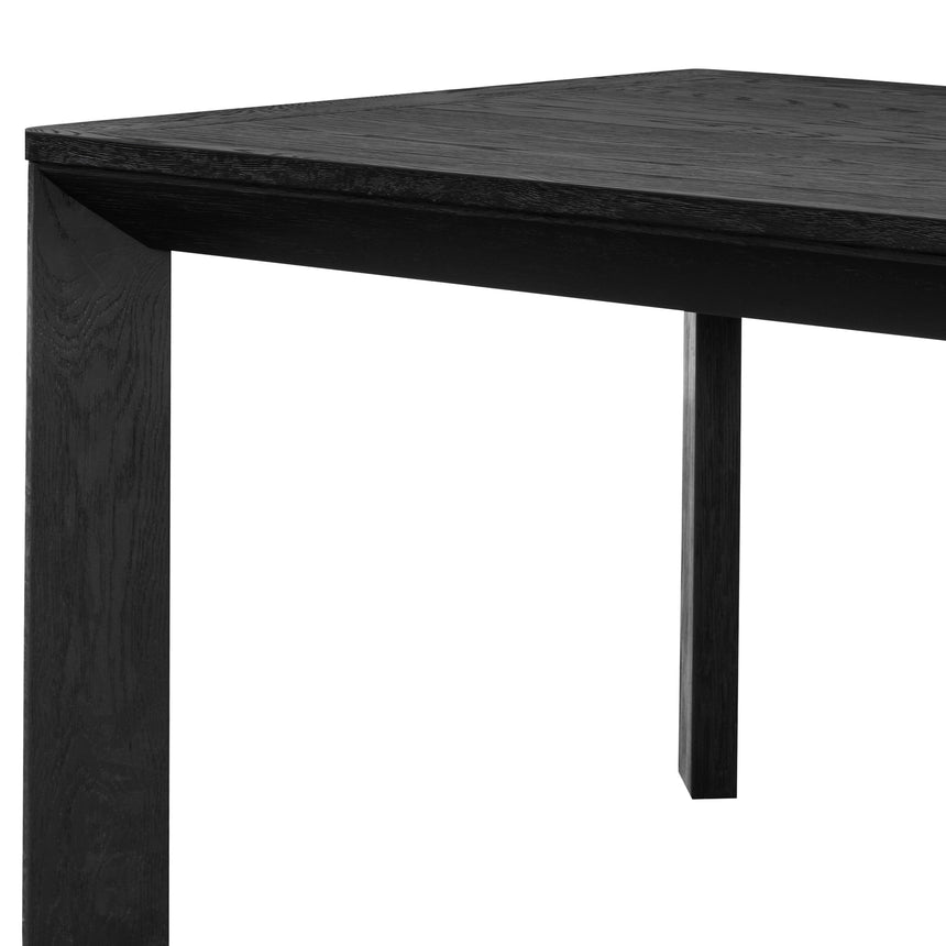 CDT6078-CH 2.4m Wooden Dining Table - Full Black