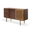 CDT6224-IG 1.45m Walnut Buffet Unit - Brass