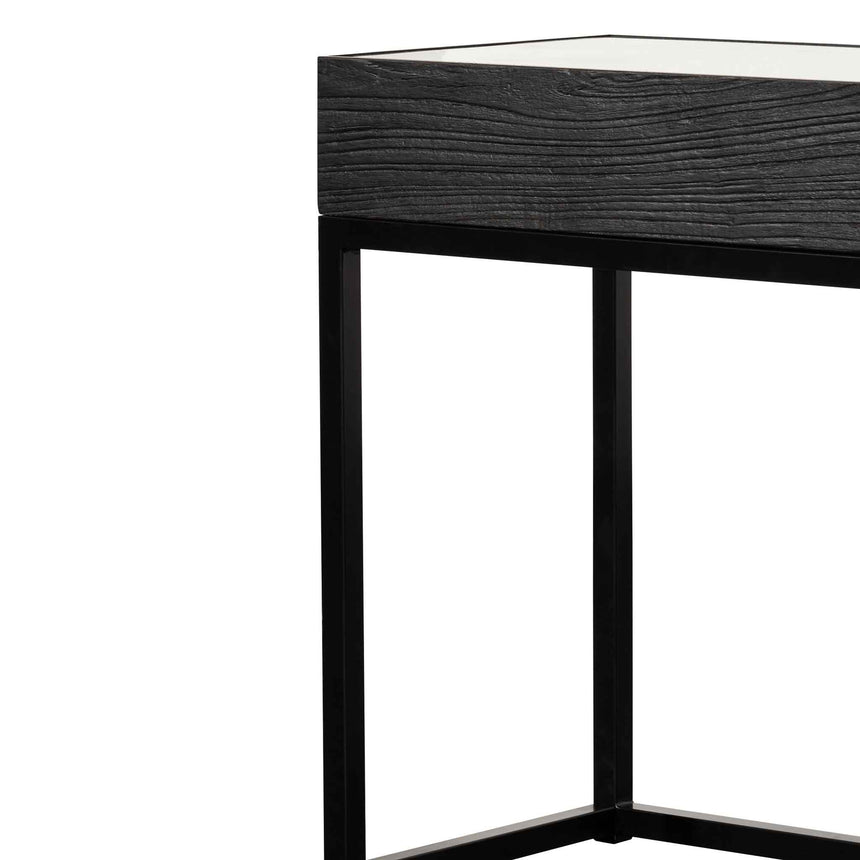 CDT6307-NI 1.39m Reclaimed Console Table - Full Black